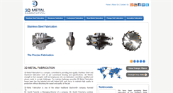 Desktop Screenshot of 3dmetalfabrication.com